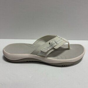Clark’s Women’s Summaze Tide White Sandals, Size 8 M